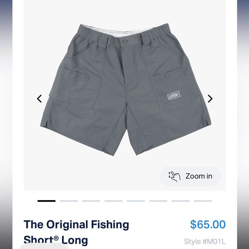 AFTCO The Original Fishing Short Long